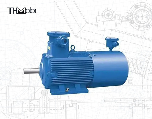 IC411 Motore elettrico ignifuge classe di protezione IP55 ≤ 70 dB Livello acustico