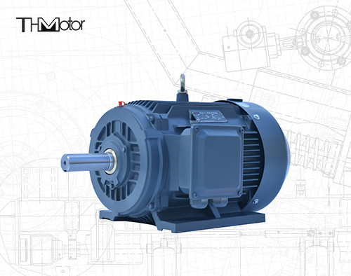 IP54/IP55 Motore a corrente continua a tensione continua 4/6 poli 0,4-75kw Potenza Velocità dell'albero cavo 1000 - 3000 giri al minuto